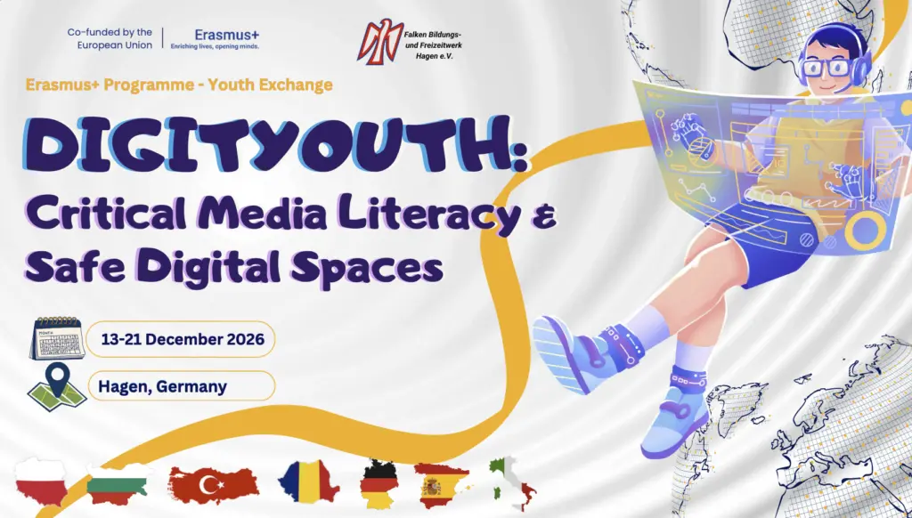 Open Call - Germany - Mobility of Young People - Hagen - DIGITYOUTH Critical Media Literacy & Safe Digital Spaces